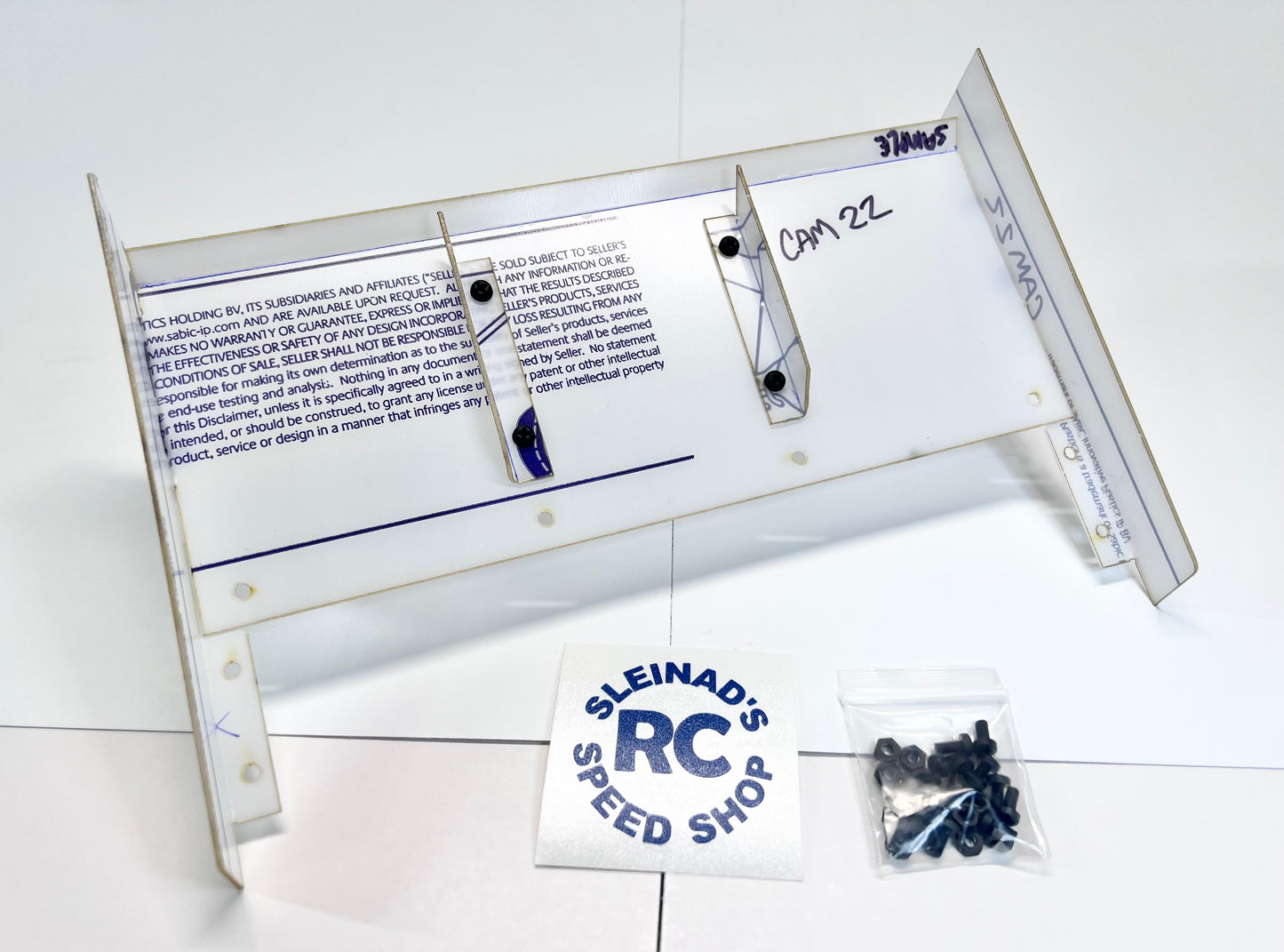 RacerRC Cam22 Outlaw Wing Kit