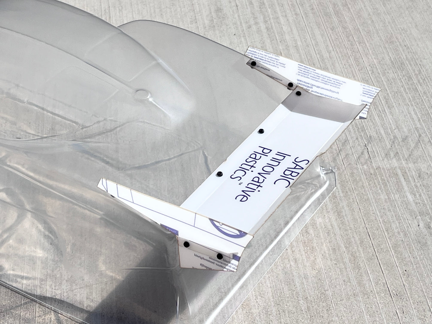 RacerRC 63 Split Window Outlaw Wing Kit