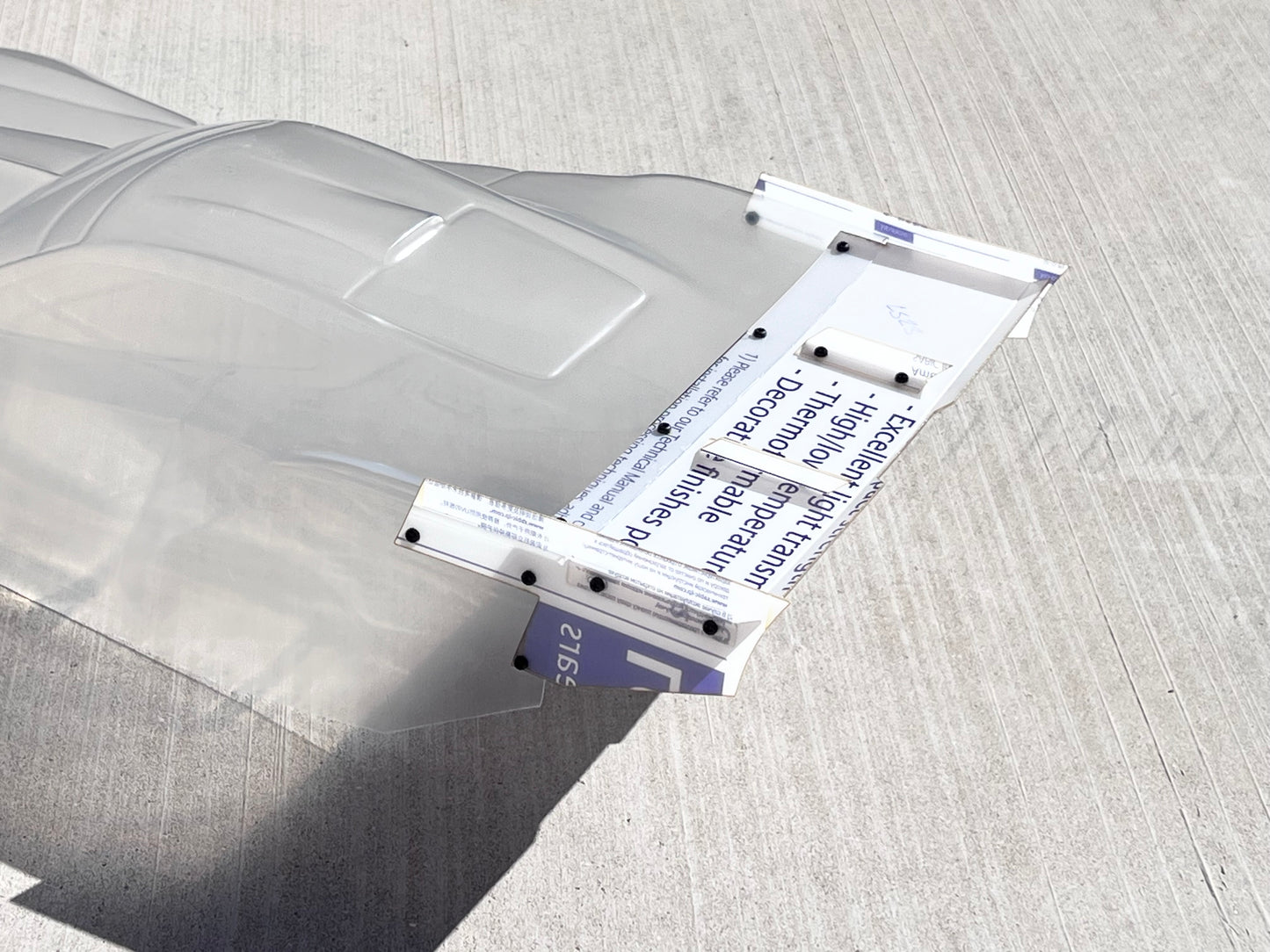 RacerRC LS23 "Wide" Outlaw Wing Kit