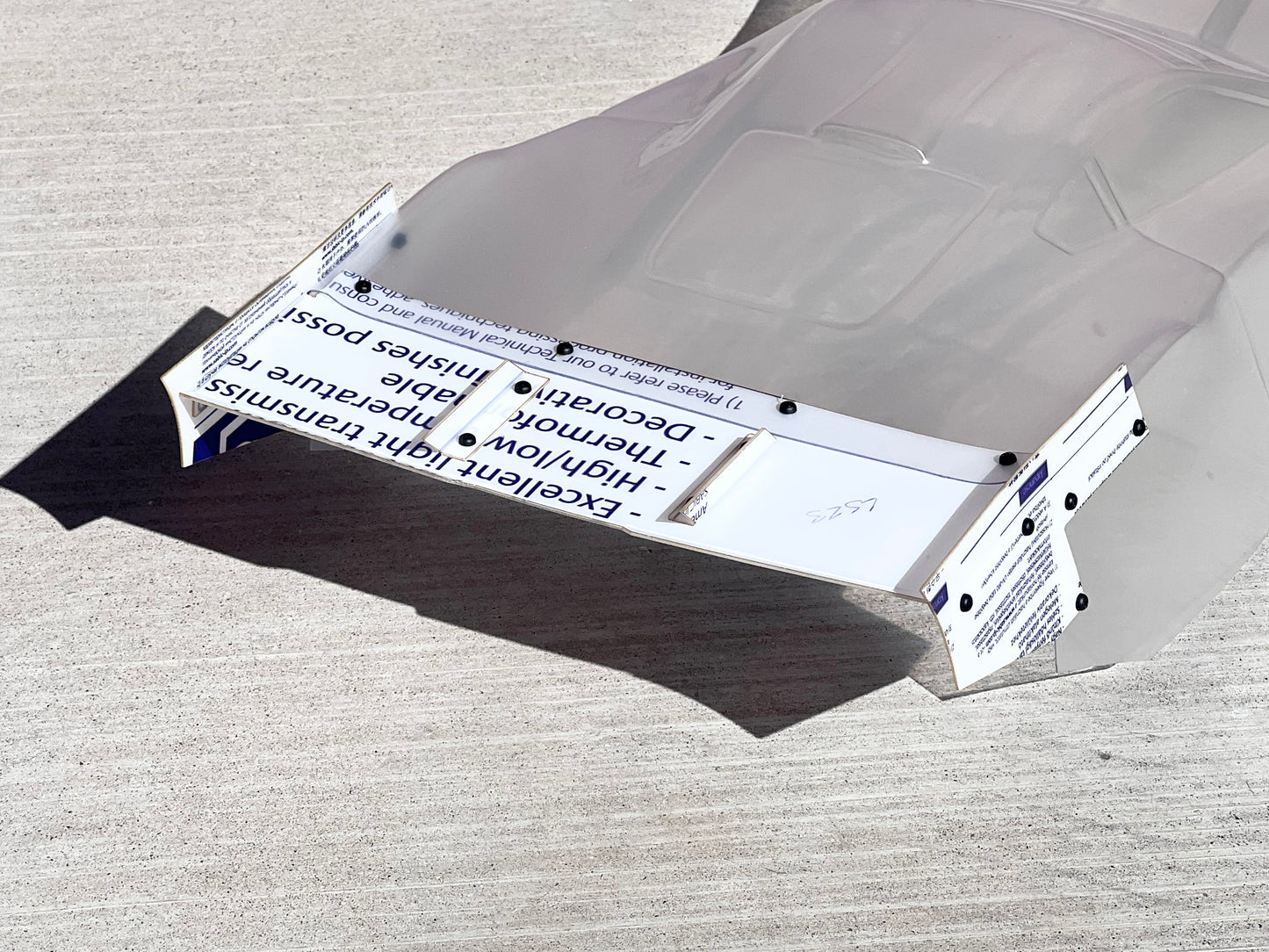 RacerRC LS23 "Wide" Outlaw Wing Kit