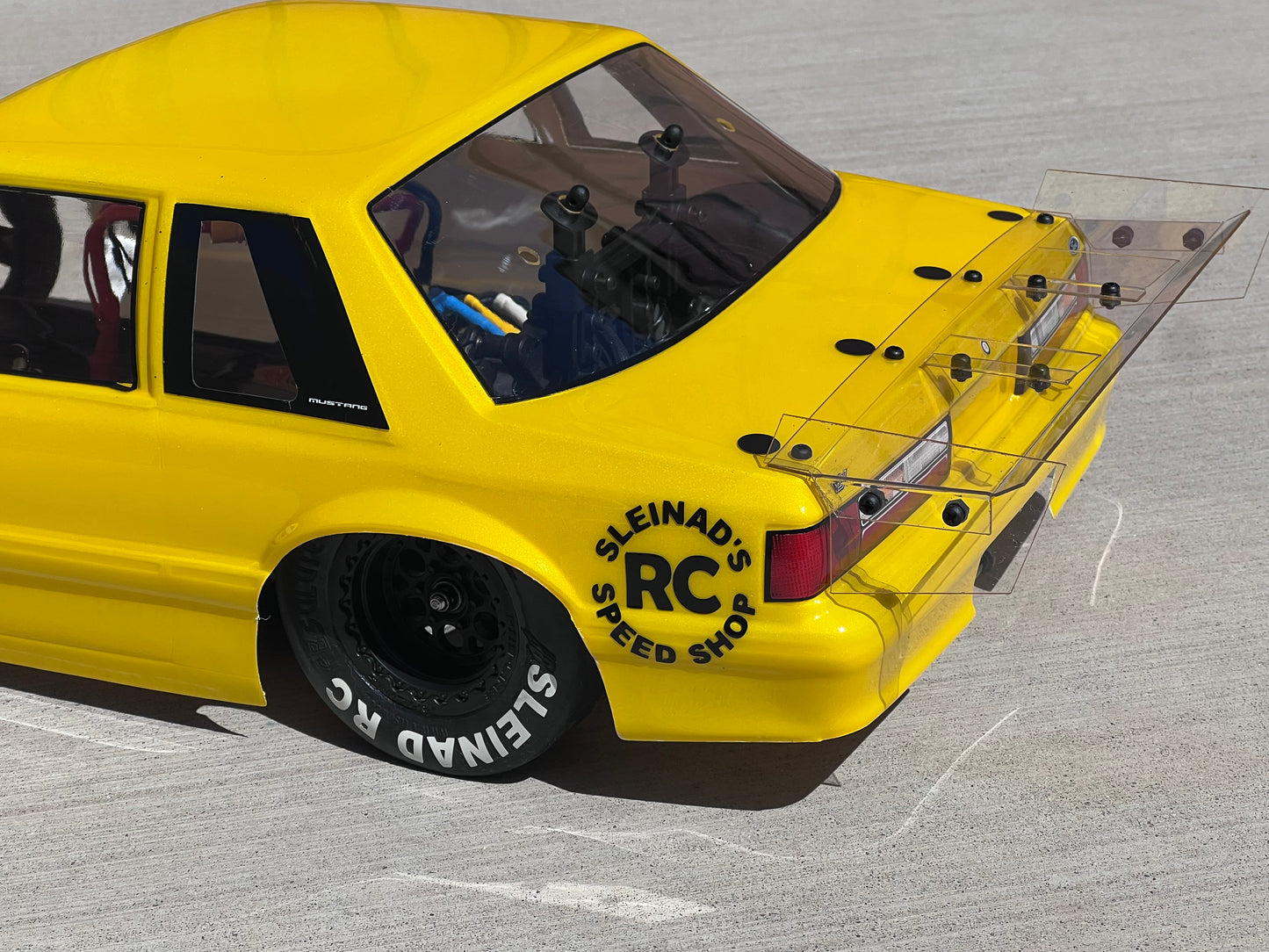 Traxxas Drag Slash Ford Mustang Fox Body SuperStock Wing Kit